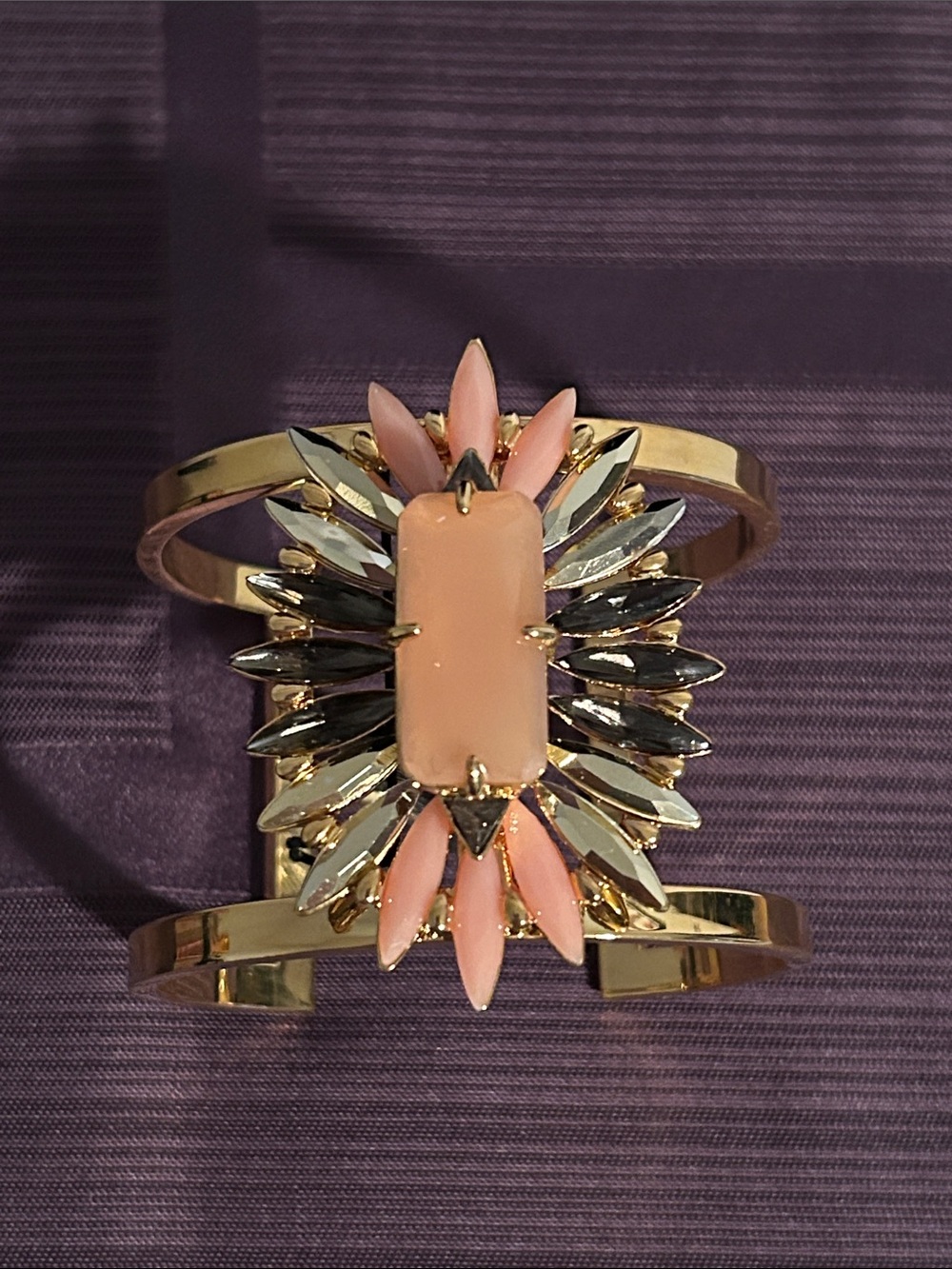 Vince Camuto Aqua Glam Pink cuff bracelet